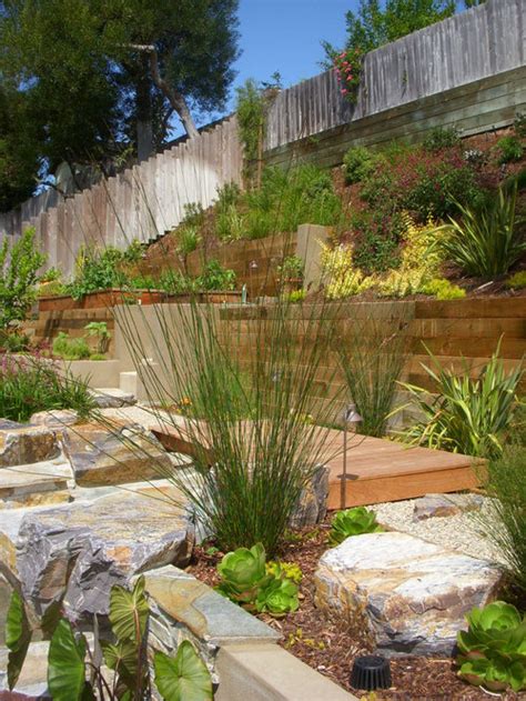 Wood Retaining Wall Home Design Ideas Pictures Remodel