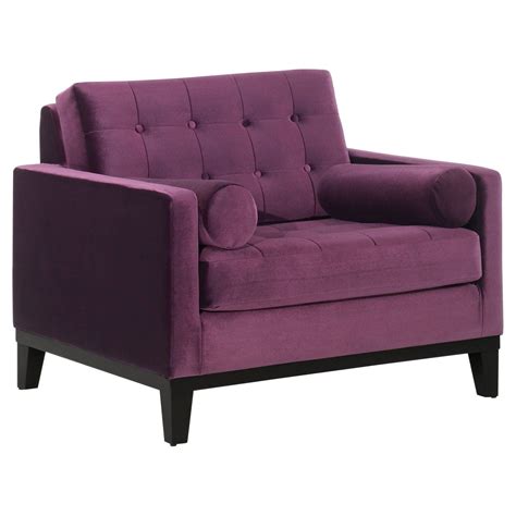 43maße tiefe in cm (ca.): Purple Velvet Accent Chair (mit Bildern) | Lila stuhl ...