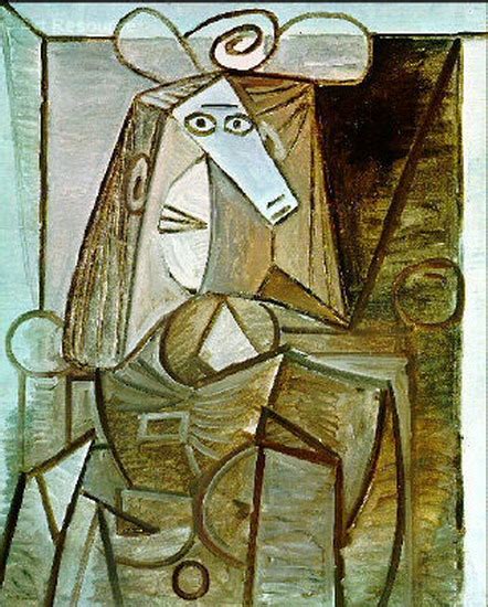 pablo picasso — seated woman 1938