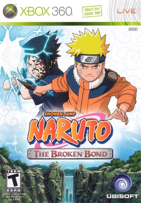 Naruto The Broken Bond 2008 Xbox 360 Box Cover Art Mobygames