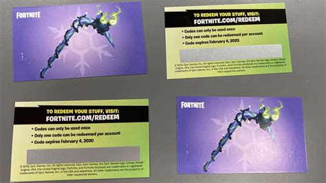 The pickaxe gamestore cards that could be used to redeem the axe was being unable to actually cash in the axe, and that was because there was a game update that was underway. Fortnite Gamestop Pickaxe Code