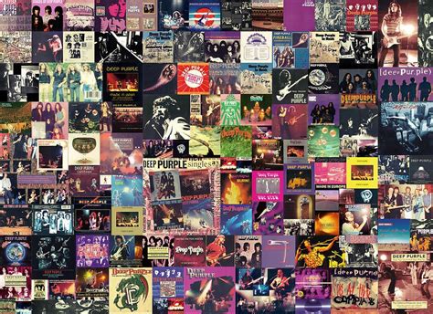 The Rock Group Deep Purple Collage Of Images Deep Purple Fine Art