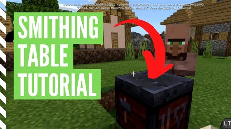 How To Make A Smithing Table In Minecraft And Use It Youtube