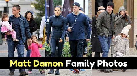 He is not just a household name in hollywood, he is known all around the globe for his special gift when on set. Actor Matt Damon Family Photos With Spouse, Daughter ...