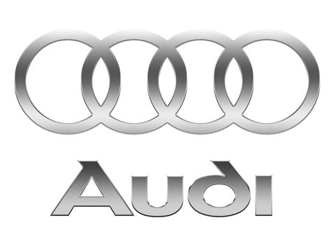 Audi Metallic Logo Png Transparent Logo