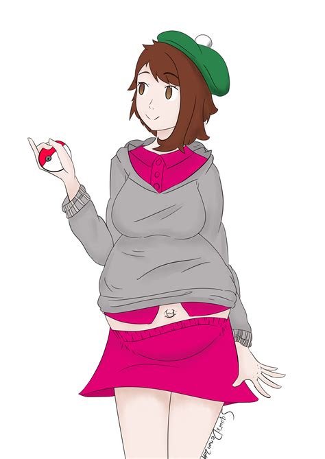 Pokemon Trainer May Pregnant Belly Pregnantbelly