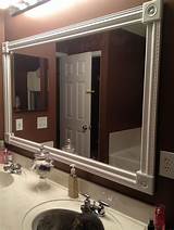 Framed Mirrors For The Bathroom Photos