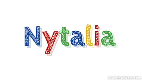 Nytalia ロゴ フレーミングテキストからの無料の名前デザインツール