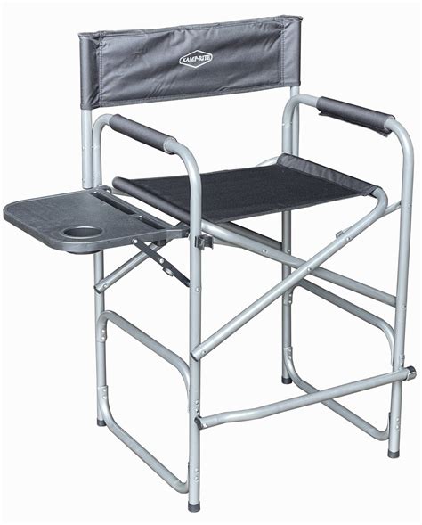 数量限定sale 特別価格aluminum Director Chair With Folding Tray And Cup Holder， Black並行輸入 B00bdoagqa流星堂