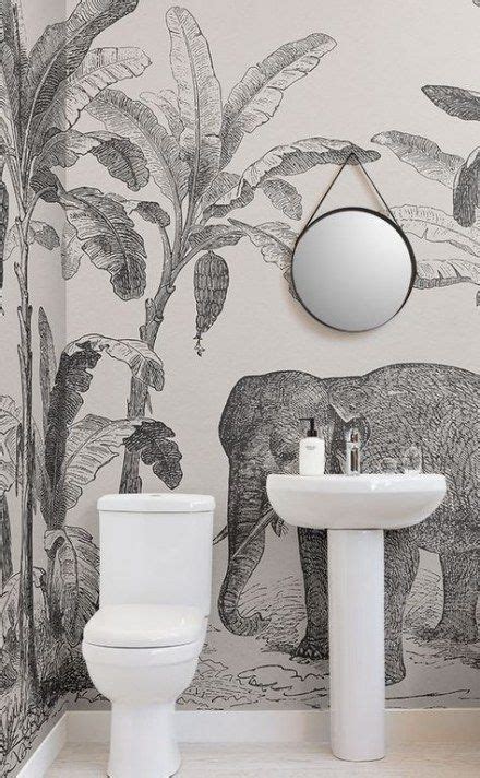 Trendy Vintage Wallpaper Bathroom Small Spaces 67 Ideas With Images