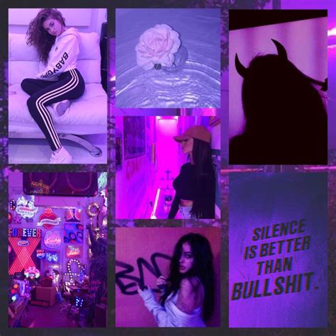 Baddie Aesthetic Purple Baddie Purple Collage In 2020 Purple