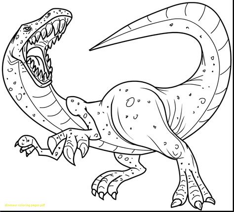 Dinosaur Coloring Pages Pdf at GetColorings.com | Free printable