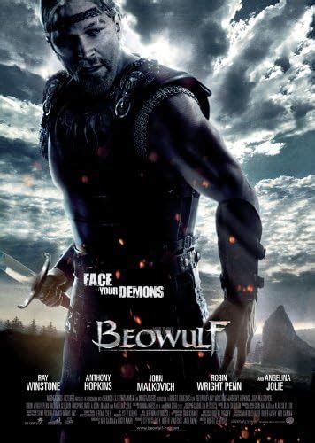 Amazon Beowulf Poster Movie Norwegian C 11x17 Angelina Jolie