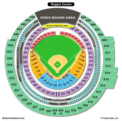 Rogers Centre Seating Chart Seating Charts And Tickets