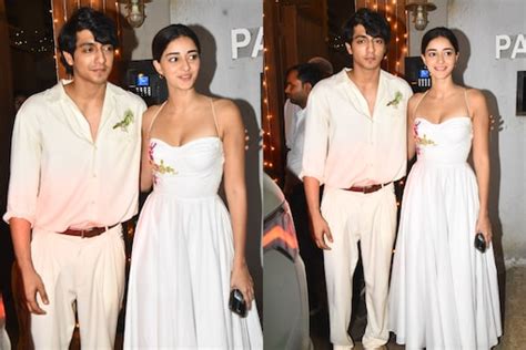 Ananya Panday And Ahaan Are Setting Sibling Goals As They Twin In White For Cousin Alanna S