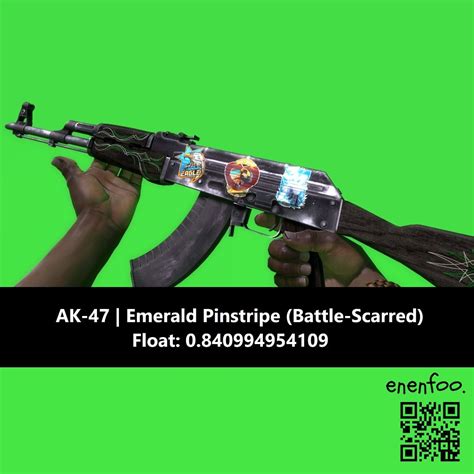Ak 47 Emerald Pinstripe Bs Battle Scarred Csgo Skins Knife Items Ak47