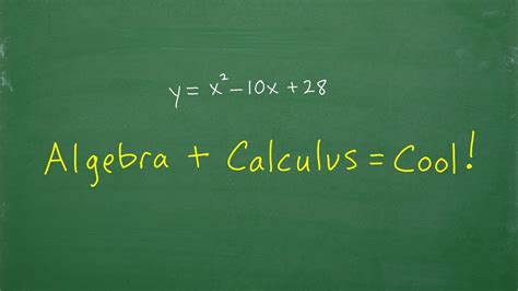 Algebra Calculus Lets Look At An Easy Example Youtube