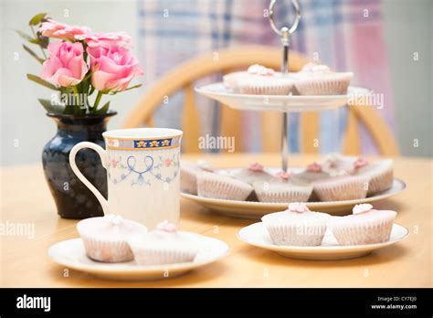 Afternoon Tea Cake Stand Hi Res Stock Photography And Images Alamy