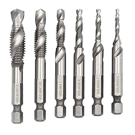 11x Co Hss Tapping Drills Bits For Tap Sizes M2 M3 M4 M5 M6 M7 M8 M10