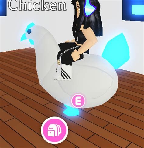 Adopt Me Pets Mega Neon Fly Ride Chicken Roblox In Game Accessories Pet