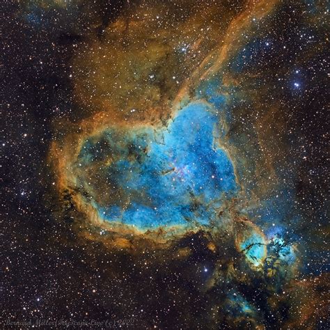 Ic 1805 The Heart Nebula Telescope Live