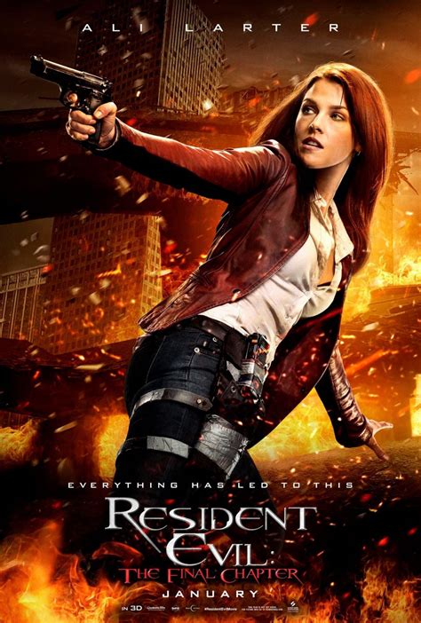 Resident Evil The Final Chapter Ali Larter As Claire Redfield