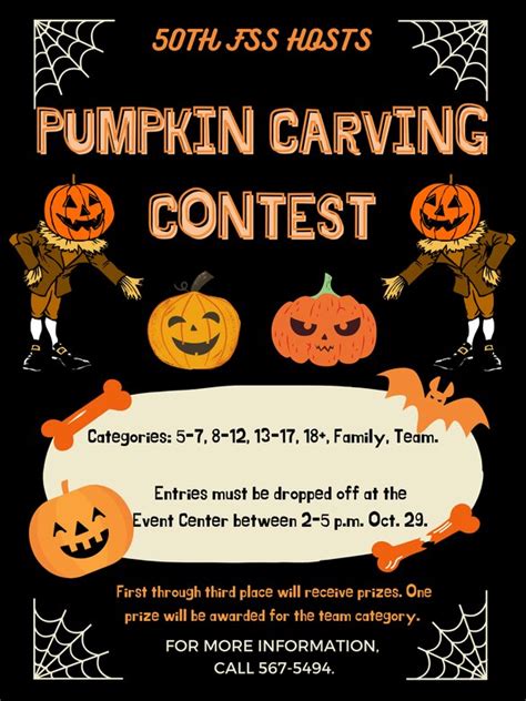 50th Fss To Host Pumpkin Carving Contest Nellis Air