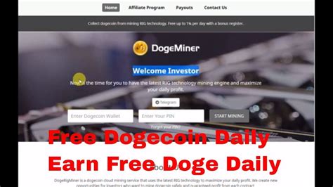 Dogecoin faucets generate revenue from the ads published on the page. Dogerigminer New Free Dogecoin Cloud Mining Site 2020 ll ...