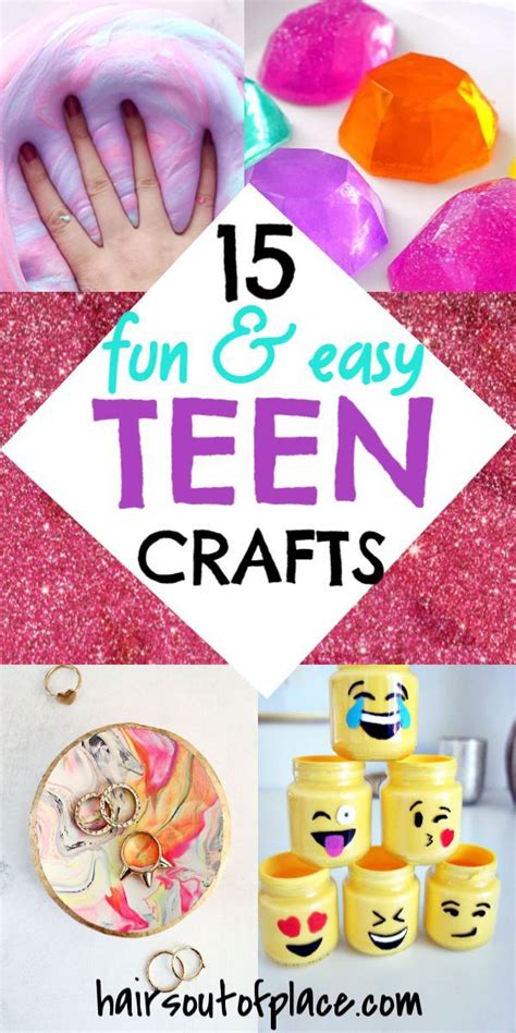 30 Fun Crafts For Teens That Will Bring Out Their Inner Artist Fun