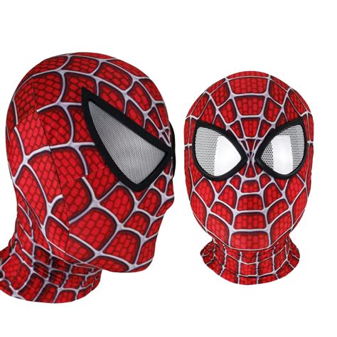 High Quality 3d Print Raimi Spiderman Mask With Lens Spiderman Face