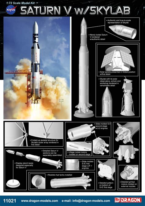 Dragon Models Saturn V With Skylab 172 Scale Buy Online In Uae At