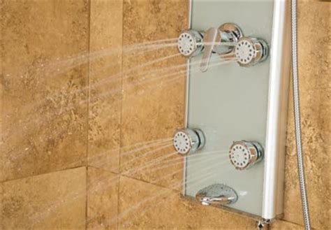 This rainfall shower and hand held provide a luxury spa experience in the privacy of your own bathroom. Luxury All-in-One Shower Spa Systems