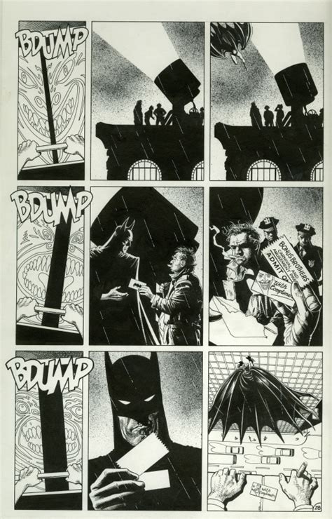 Batman The Killing Joke Page 28 With Prelim Par Brian Bolland Alan