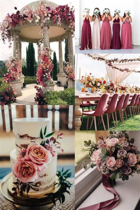 ️ 20 Trendy And Romantic Cinnamon Rose Wedding Color Ideas Dusty Rose