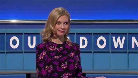 Countdown S Rachel Riley Bares Famous Booty In Nude Illusion Dress