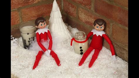 Elf On The Shelf Play In The Snow Youtube