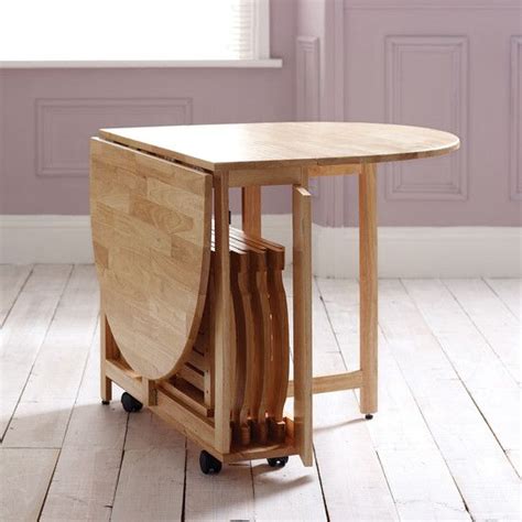 folding dining table and chairs | Kitchen table small space, Foldable