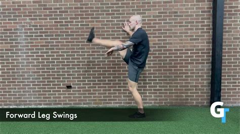 Forward Leg Swings Exercise Demo Youtube