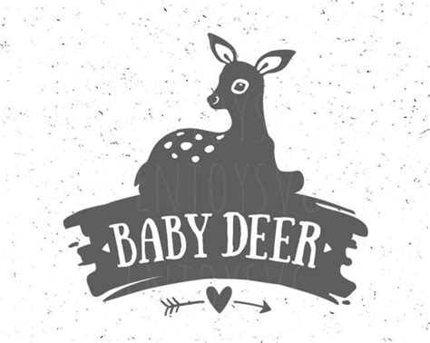 Baby Deer Svg Baby Deer Svg File Fawn Svg Little Deer Svg Etsy Canada