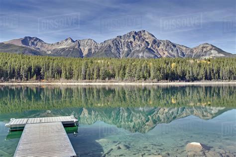Patricia Lake Is A Lake In Jasper National Park Near The Town Of