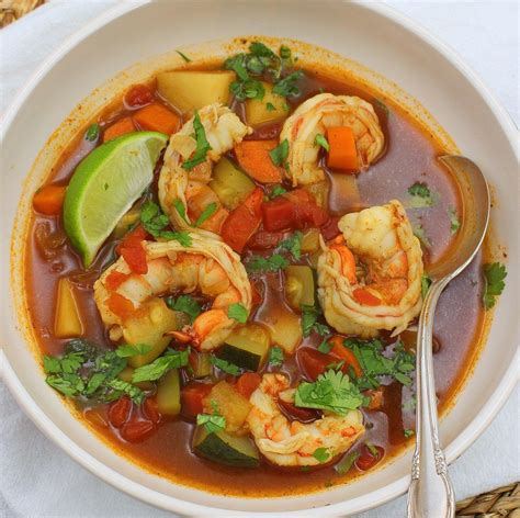 Caldo De Camaron Mexican Shrimp Soup Recipe Mexican Soup Recipes
