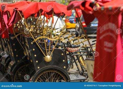 Hutong Tricycle Stock Photo Image Of Peking Urban People 45543716