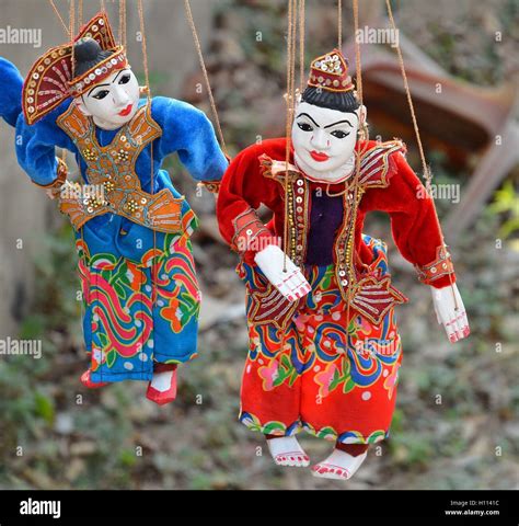 Myanmar String Puppet For Sale At A Temple In Bagan Stock Photo Alamy