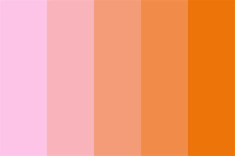 Create and share color inspiration with the world. Peachi Color Palette. #colorpalettes #colorschemes #design ...