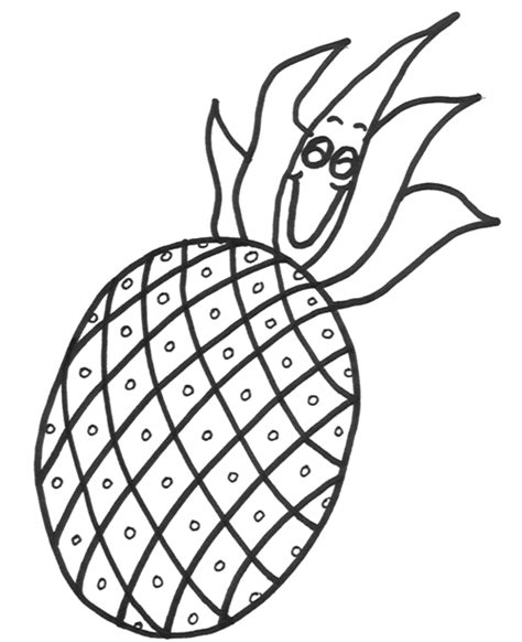 El kiwi se descubrió por primera vez en china. Dibujos para colorear de frutas, imprimir y pintar