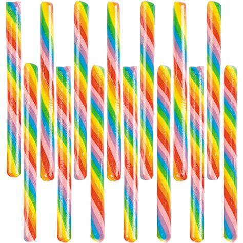 Candy Cane Sticks Suckers Old Fashioned Multicolored Mixed Fruit