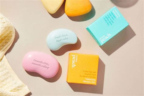 We can actually never leave the good old bar soaps! Contemporary Sustainable Soap Brands : peachs soap bars