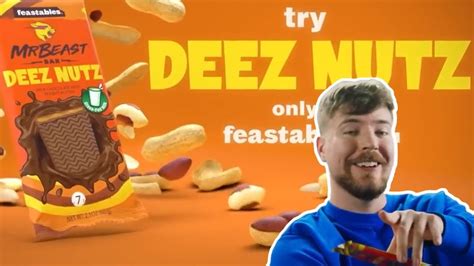 Mr Beast Feastables Deez Nuts Commercial With Vine Booms Youtube