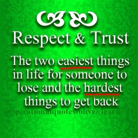 Trust And Respect Quotes Quotesgram