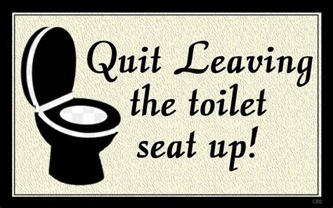 Put Toilet Seat Down Sign Plaque Bathroom Restroom Wall Decor Ebay